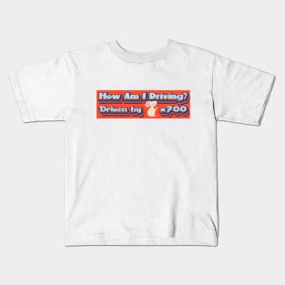 How Am I Driving? I'm Not This Vehicle is being driven by 700 rats | Funny Bumper Kids T-Shirt